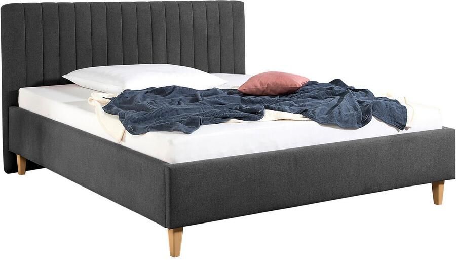 Maintal Gestoffeerd bed Friant Zijkanten van het bed zelf te monteren zonder bedkist - Foto 6