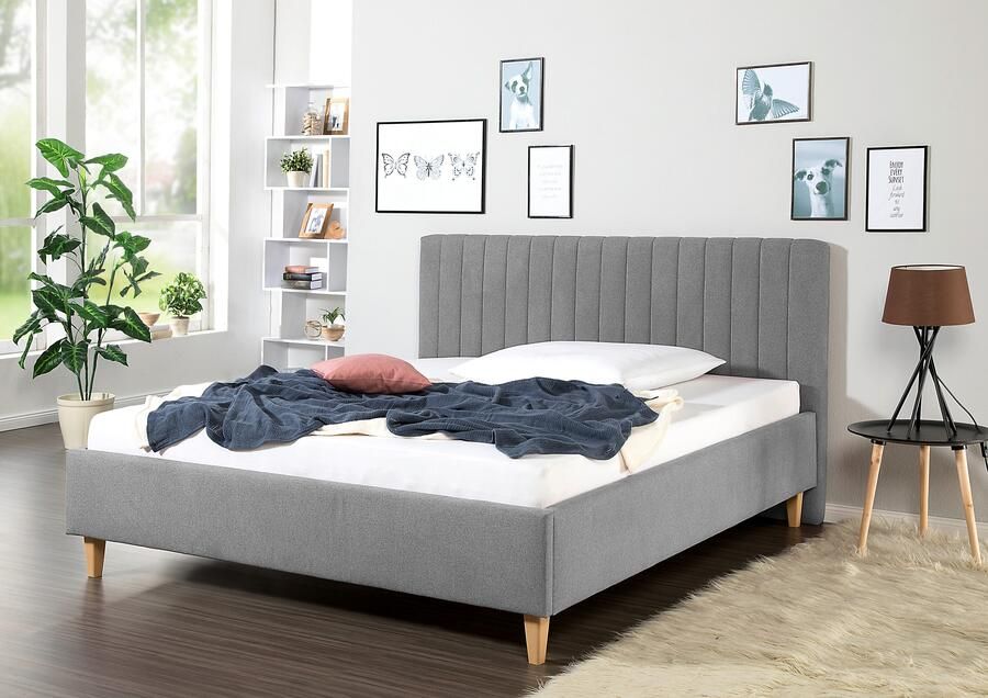 Maintal Gestoffeerd bed Friant Zijkanten van het bed zelf te monteren zonder bedkist - Foto 6