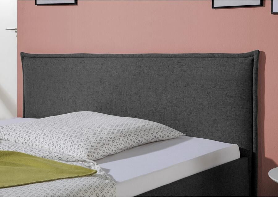 Maintal Gestoffeerd bed Gustine Zijkanten van het bed zelf te monteren zonder bedkist - Foto 2