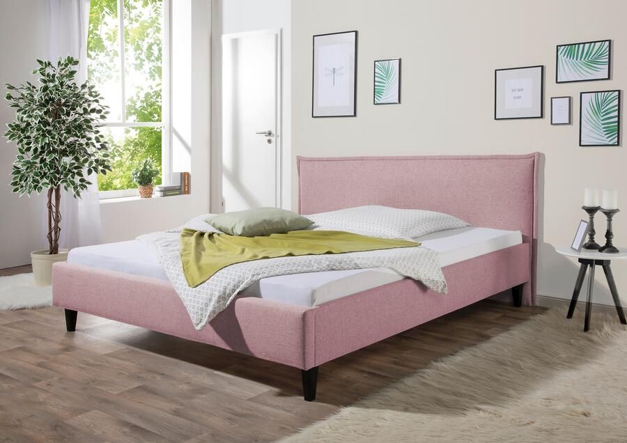 Maintal Gestoffeerd bed Gustine Zijkanten van het bed zelf te monteren zonder bedkist - Foto 6