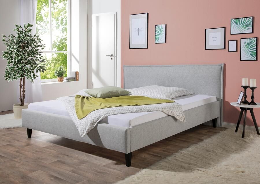 Maintal Gestoffeerd bed Gustine Zijkanten van het bed zelf te monteren zonder bedkist - Foto 6