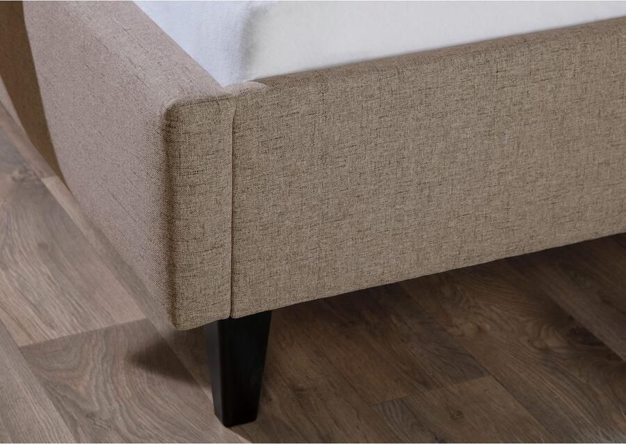 Maintal Gestoffeerd bed Gustine Zijkanten van het bed zelf te monteren zonder bedkist - Foto 2