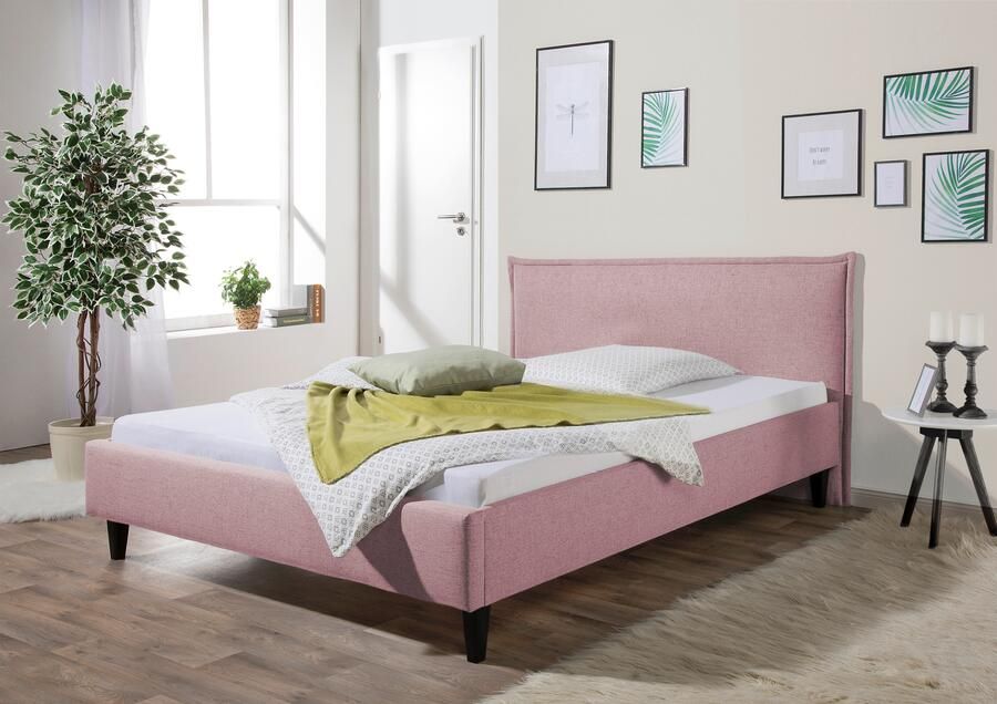 Maintal Gestoffeerd bed Gustine Zijkanten van het bed zelf te monteren zonder bedkist - Foto 7