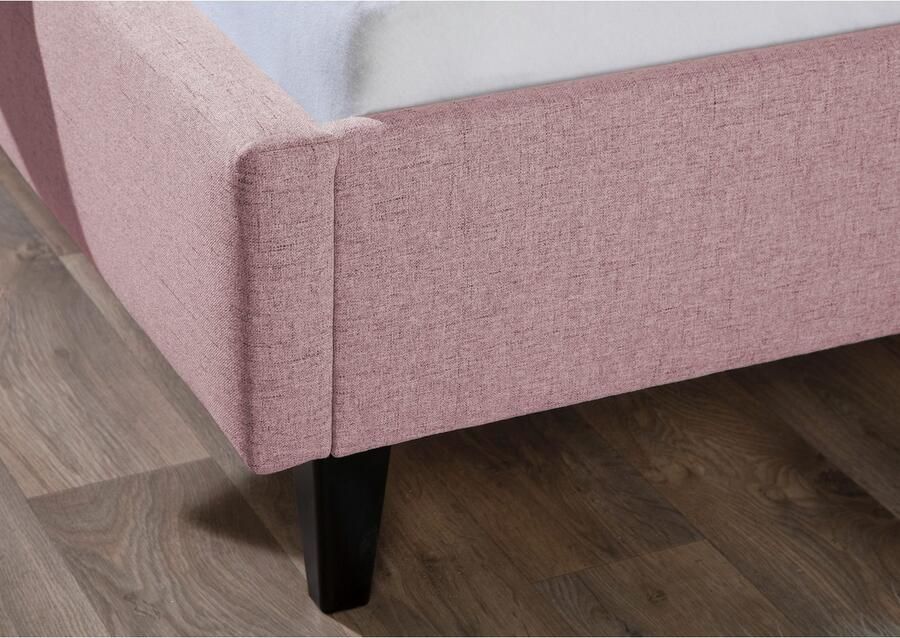 Maintal Gestoffeerd bed Gustine Zijkanten van het bed zelf te monteren zonder bedkist - Foto 2