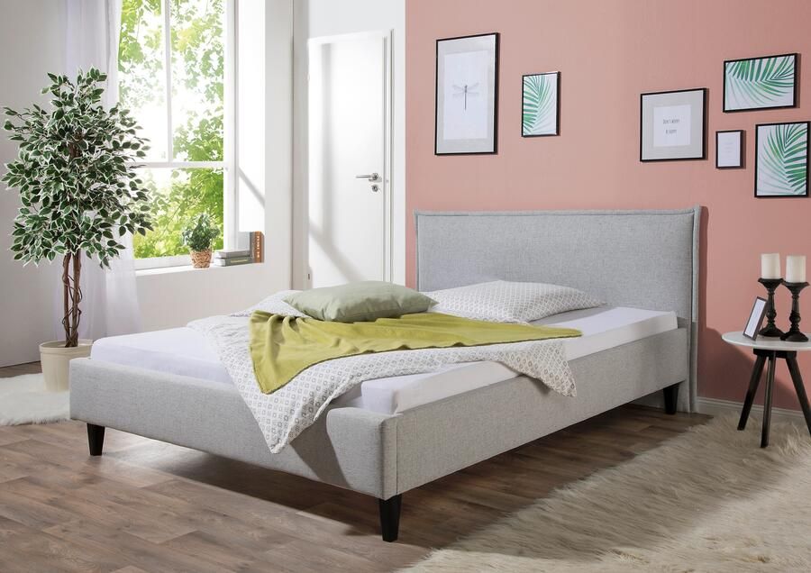Maintal Gestoffeerd bed Gustine Zijkanten van het bed zelf te monteren zonder bedkist - Foto 7