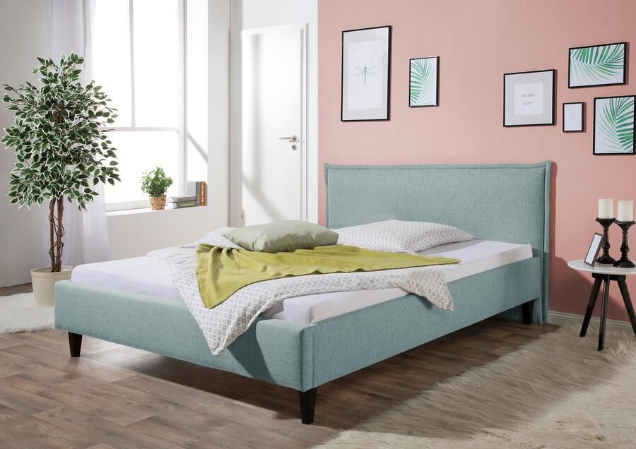 Maintal Gestoffeerd bed Gustine Zijkanten van het bed zelf te monteren zonder bedkist - Foto 4