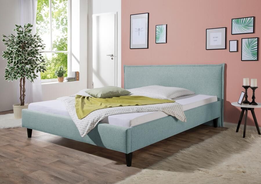 Maintal Gestoffeerd bed Gustine Zijkanten van het bed zelf te monteren zonder bedkist - Foto 4