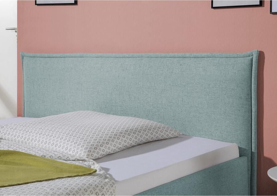 Maintal Gestoffeerd bed Gustine Zijkanten van het bed zelf te monteren zonder bedkist - Foto 2