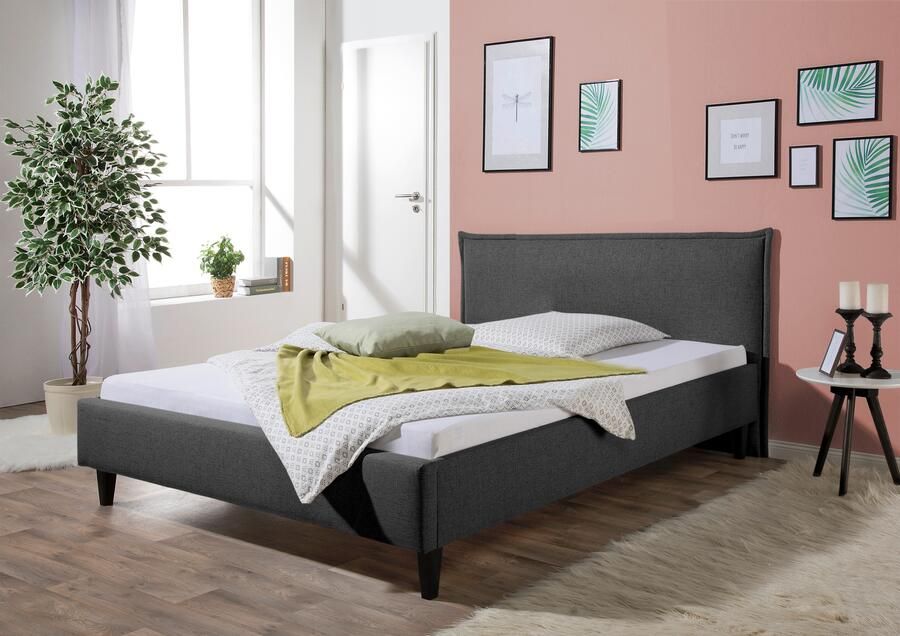 Maintal Gestoffeerd bed Gustine Zijkanten van het bed zelf te monteren zonder bedkist - Foto 7