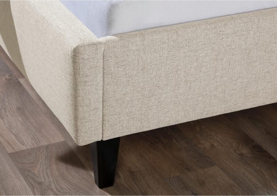 Maintal Gestoffeerd bed Gustine Zijkanten van het bed zelf te monteren zonder bedkist - Foto 2