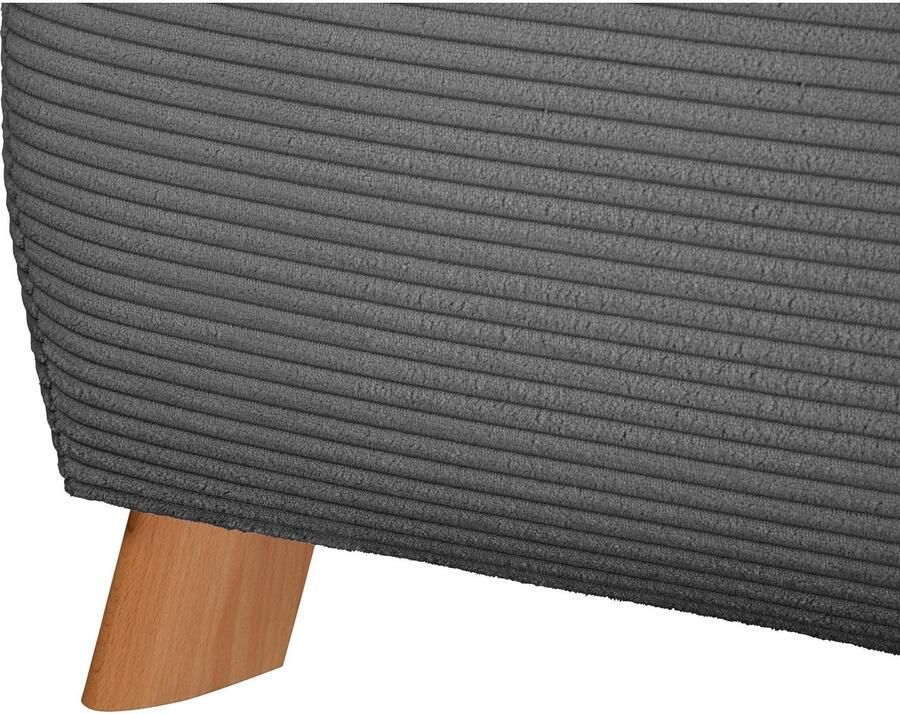 Maintal Gestoffeerd bed Hügeldorf inclusief bedlade verkrijgbaar in h2 h3 & h4 van cord bekleding