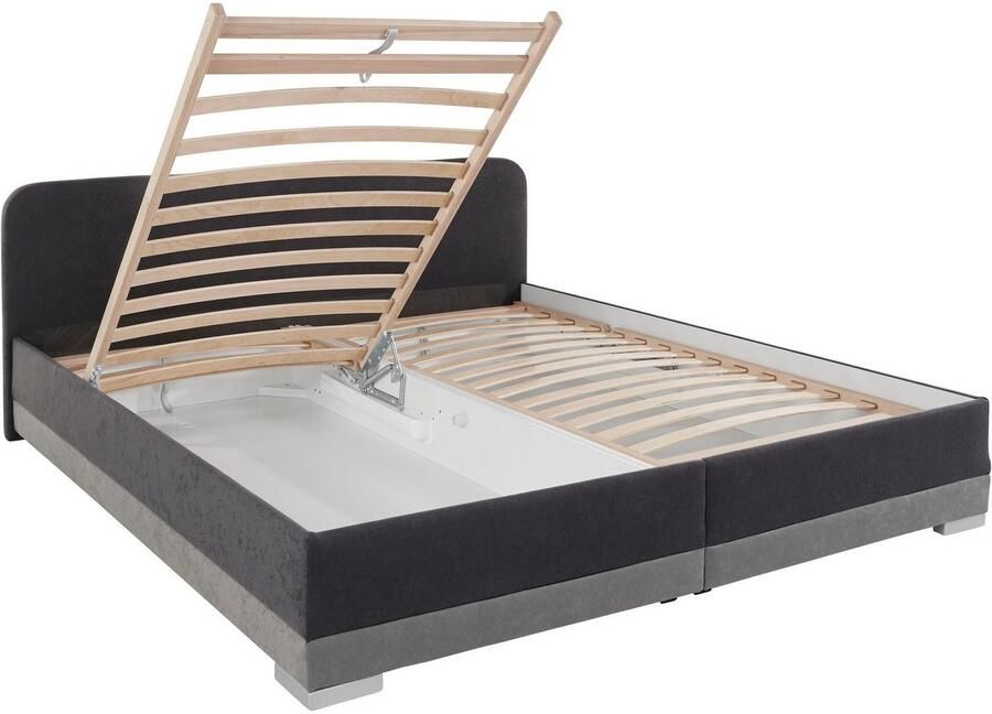 Maintal Gestoffeerd bed Imitatieleer in 6 verschillende uitvoeringen made in Germany - Foto 2