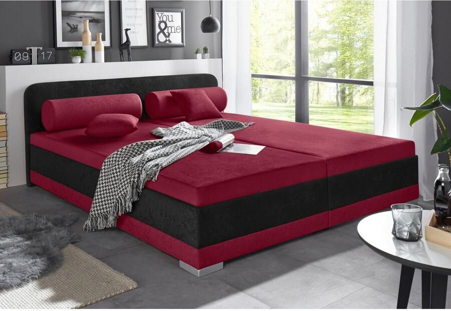 Maintal Gestoffeerd bed Imitatieleer in 6 verschillende uitvoeringen made in Germany - Foto 6