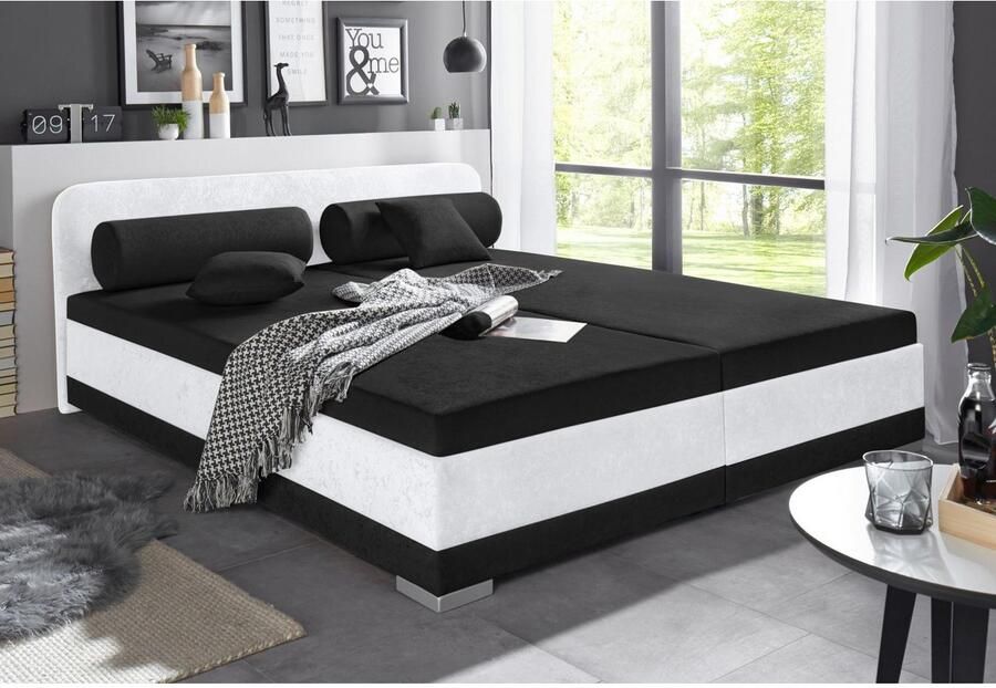Maintal Gestoffeerd bed Imitatieleer in 6 verschillende uitvoeringen made in Germany - Foto 4