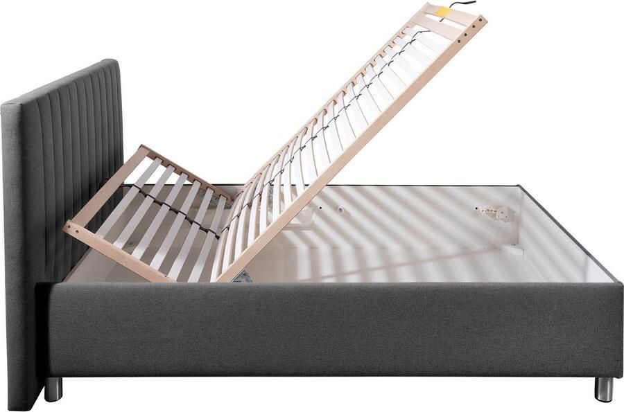 Maintal Gestoffeerd bed Kieferwald met bedlade optioneel met bonnell- of pocketveringmatras - Foto 5