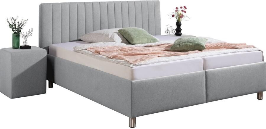 Maintal Gestoffeerd bed Kieferwald met bedlade optioneel met bonnell- of pocketveringmatras - Foto 8