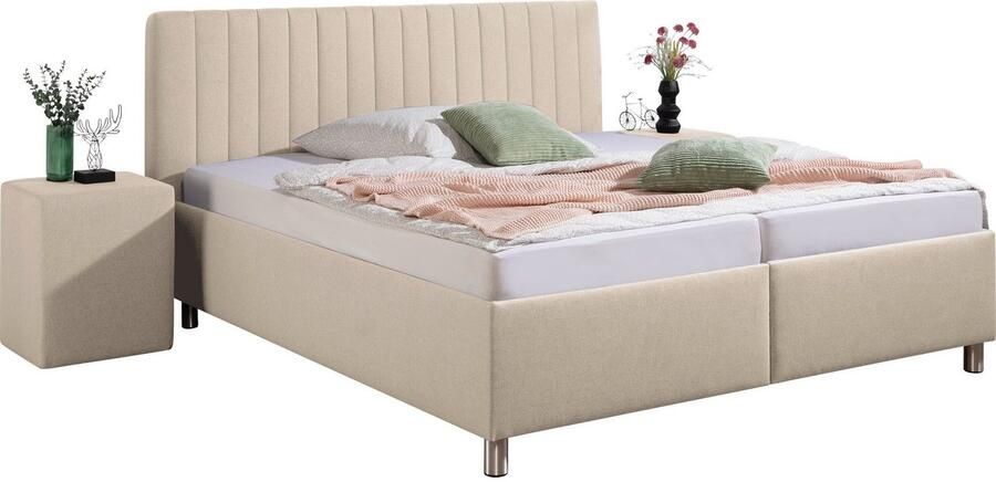 Maintal Gestoffeerd bed Kieferwald met bedlade optioneel met bonnell- of pocketveringmatras - Foto 8