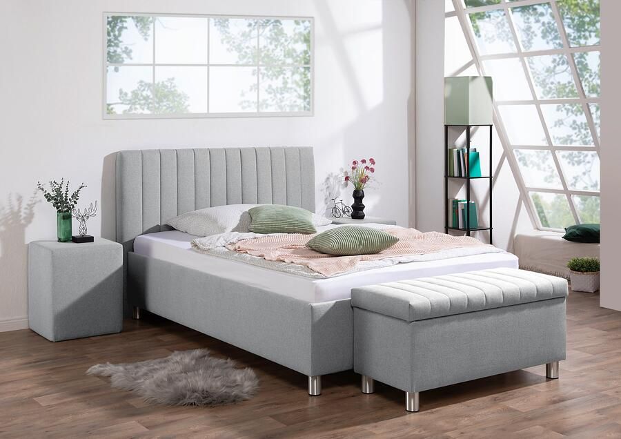 Maintal Gestoffeerd bed Kieferwald met bedlade optioneel met bonnell- of pocketveringmatras - Foto 9