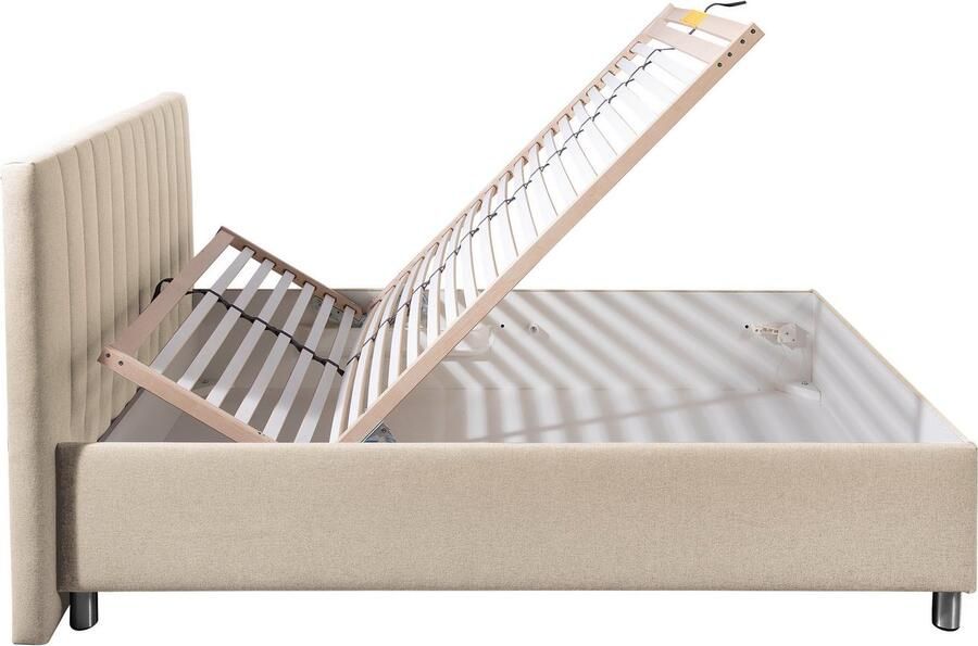 Maintal Gestoffeerd bed Kieferwald met bedlade optioneel met bonnell- of pocketveringmatras - Foto 5