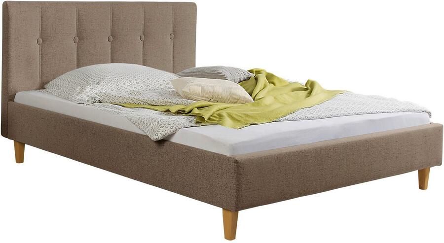 Maintal Gestoffeerd bed Leesburg Zijkanten van het bed zelf te monteren zonder bedkist - Foto 6