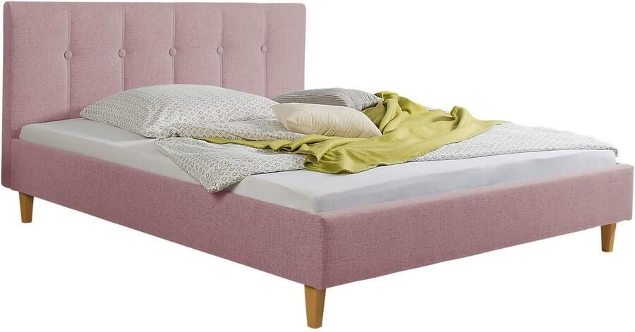 Maintal Gestoffeerd bed Leesburg Zijkanten van het bed zelf te monteren zonder bedkist - Foto 5