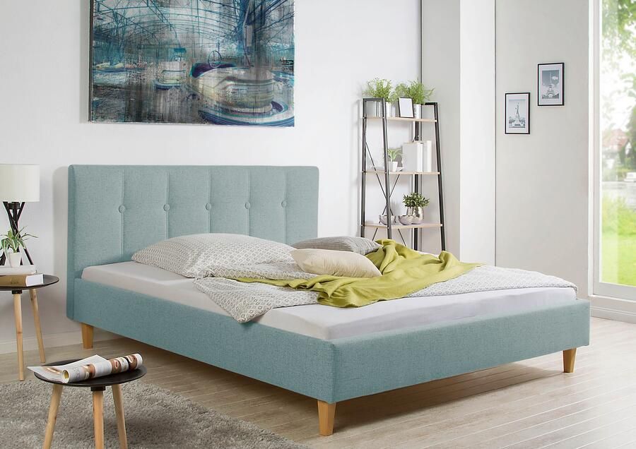 Maintal Gestoffeerd bed Leesburg Zijkanten van het bed zelf te monteren zonder bedkist - Foto 6