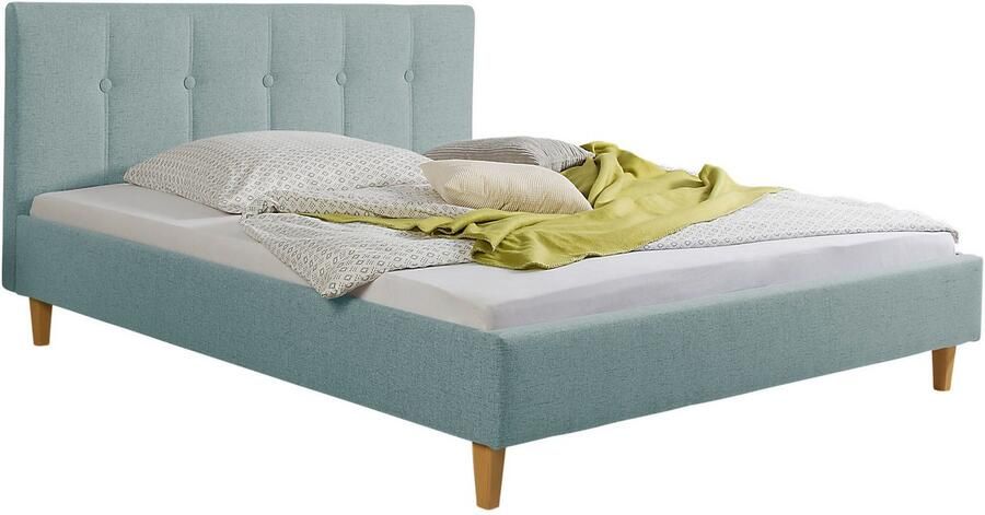 Maintal Gestoffeerd bed Leesburg Zijkanten van het bed zelf te monteren zonder bedkist - Foto 5