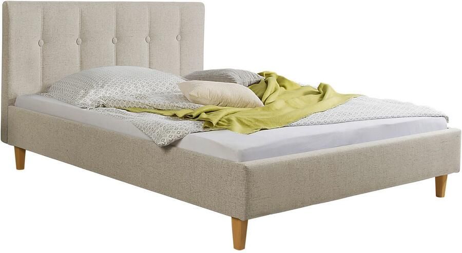 Maintal Gestoffeerd bed Leesburg Zijkanten van het bed zelf te monteren zonder bedkist - Foto 4