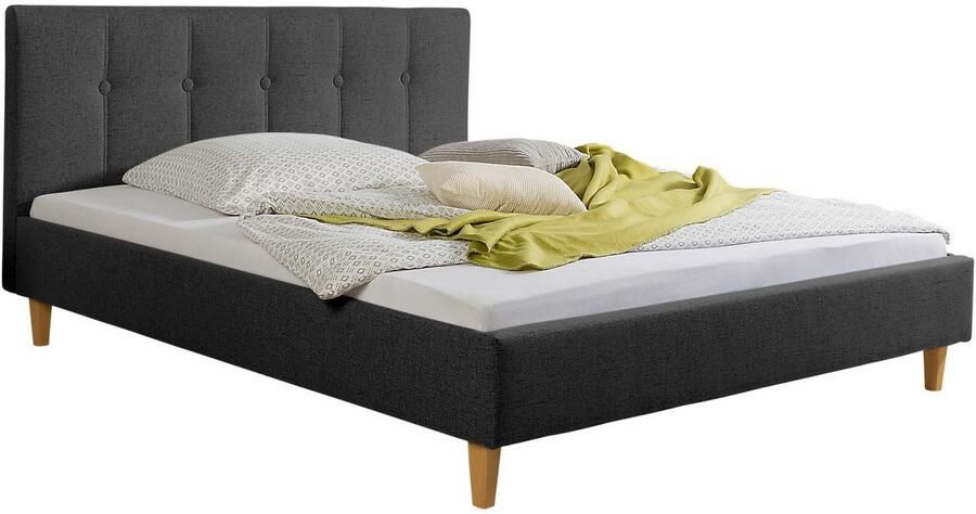 Maintal Gestoffeerd bed Leesburg Zijkanten van het bed zelf te monteren zonder bedkist - Foto 6