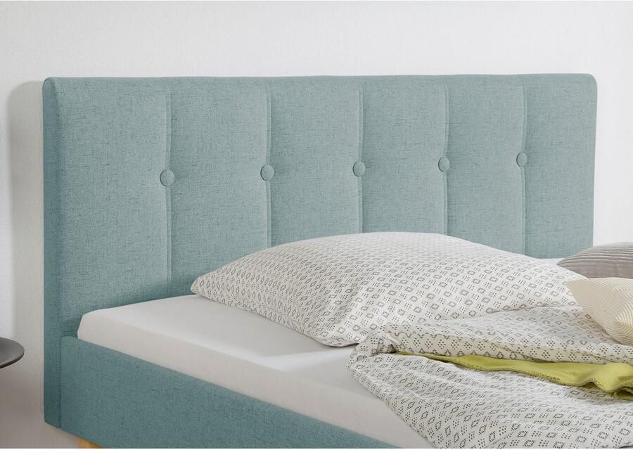 Maintal Gestoffeerd bed Leesburg Zijkanten van het bed zelf te monteren zonder bedkist - Foto 2