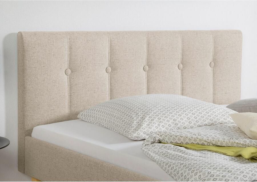 Maintal Gestoffeerd bed Leesburg Zijkanten van het bed zelf te monteren zonder bedkist - Foto 2