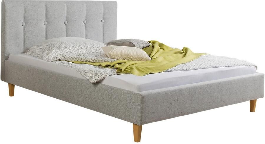 Maintal Gestoffeerd bed Leesburg Zijkanten van het bed zelf te monteren zonder bedkist - Foto 4