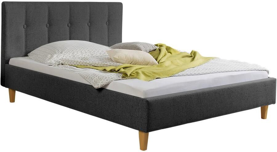 Maintal Gestoffeerd bed Leesburg Zijkanten van het bed zelf te monteren zonder bedkist - Foto 4