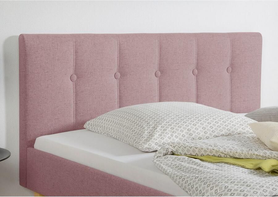 Maintal Gestoffeerd bed Leesburg Zijkanten van het bed zelf te monteren zonder bedkist - Foto 3