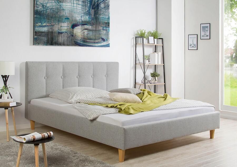 Maintal Gestoffeerd bed Leesburg Zijkanten van het bed zelf te monteren zonder bedkist - Foto 6