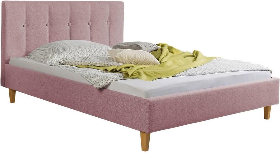 Maintal Gestoffeerd bed Leesburg Zijkanten van het bed zelf te monteren zonder bedkist - Foto 4