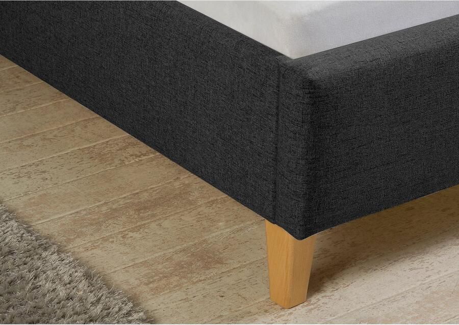 Maintal Gestoffeerd bed Leesburg Zijkanten van het bed zelf te monteren zonder bedkist - Foto 2