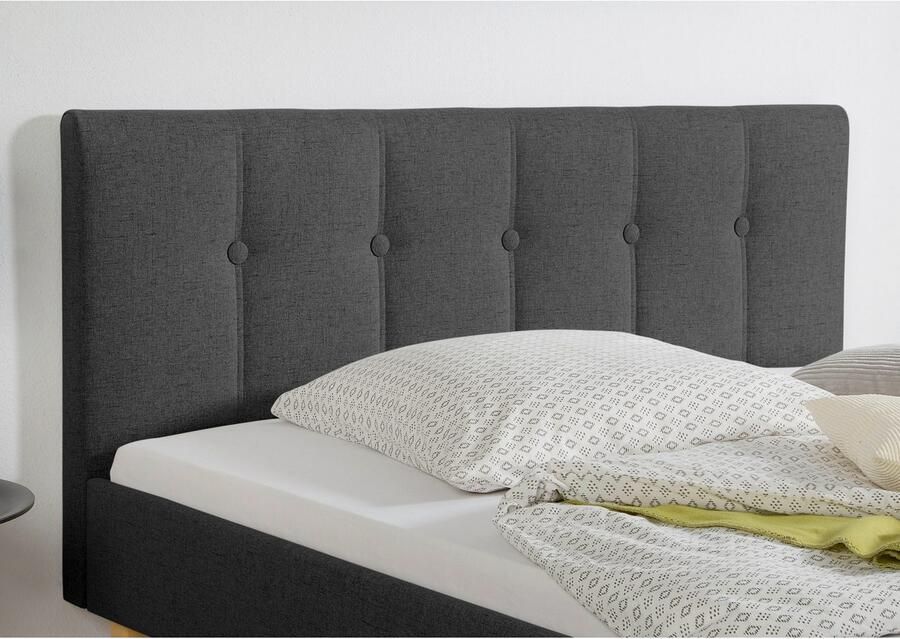 Maintal Gestoffeerd bed Leesburg Zijkanten van het bed zelf te monteren zonder bedkist - Foto 3