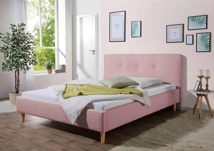 Maintal Gestoffeerd bed Lonepine Zijkanten van het bed zelf te monteren zonder bedkist - Foto 5