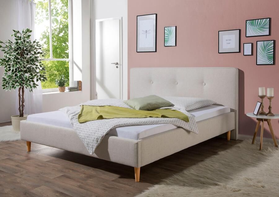 Maintal Gestoffeerd bed Lonepine Zijkanten van het bed zelf te monteren zonder bedkist - Foto 5