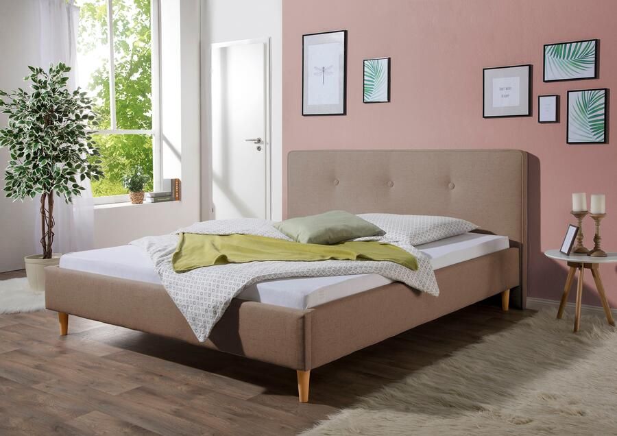 Maintal Gestoffeerd bed Lonepine Zijkanten van het bed zelf te monteren zonder bedkist - Foto 5