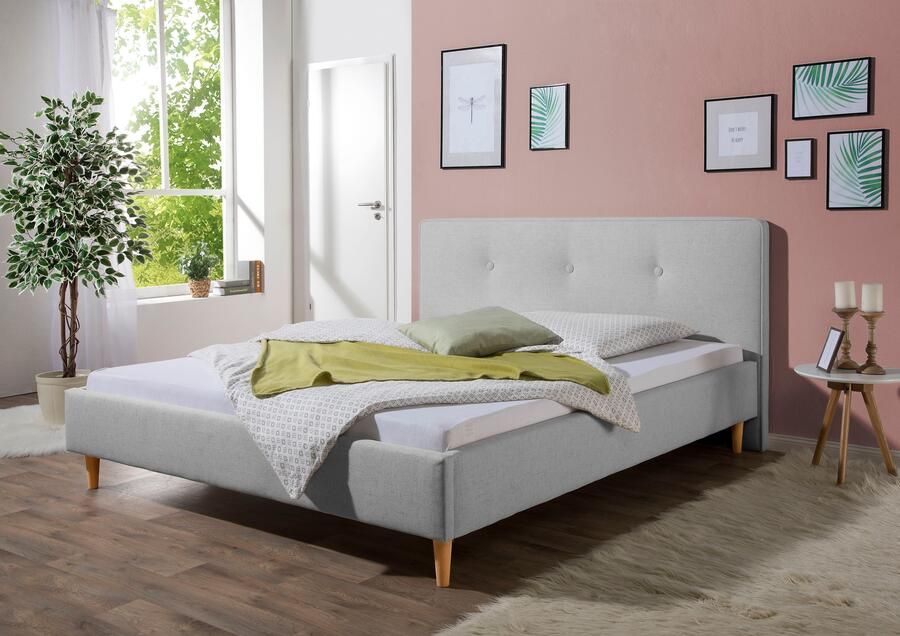 Maintal Gestoffeerd bed Lonepine Zijkanten van het bed zelf te monteren zonder bedkist - Foto 7