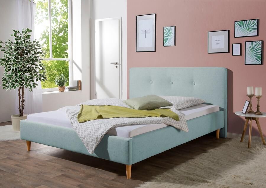 Maintal Gestoffeerd bed Lonepine Zijkanten van het bed zelf te monteren zonder bedkist - Foto 7