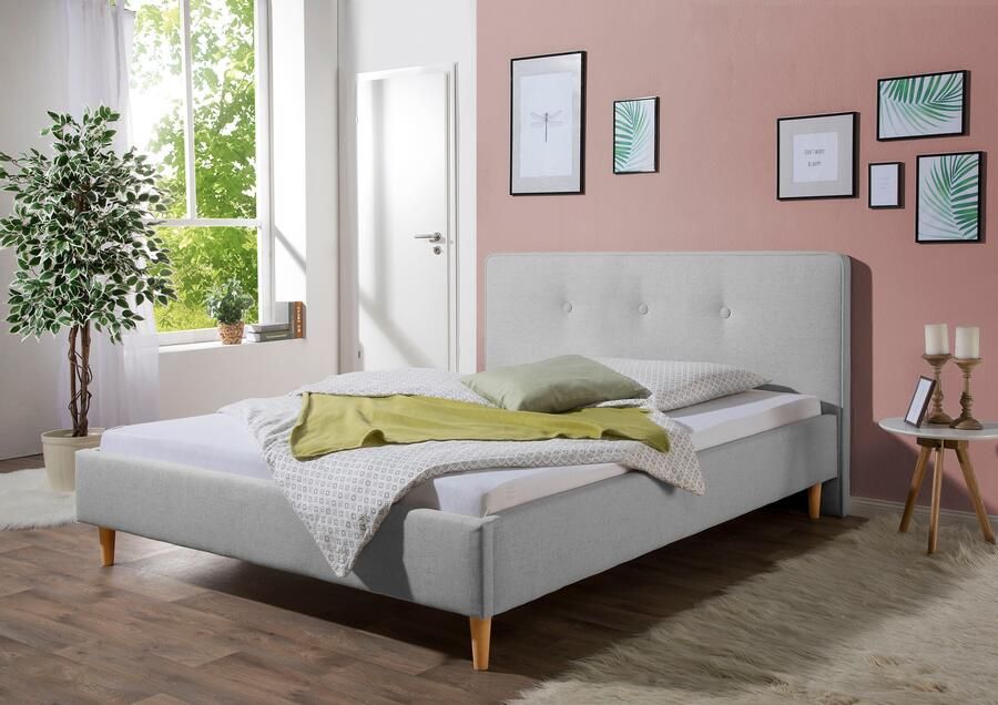 Maintal Gestoffeerd bed Lonepine Zijkanten van het bed zelf te monteren zonder bedkist - Foto 7