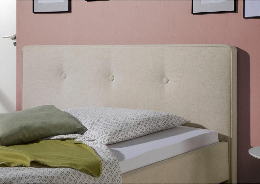 Maintal Gestoffeerd bed Lonepine Zijkanten van het bed zelf te monteren zonder bedkist - Foto 2