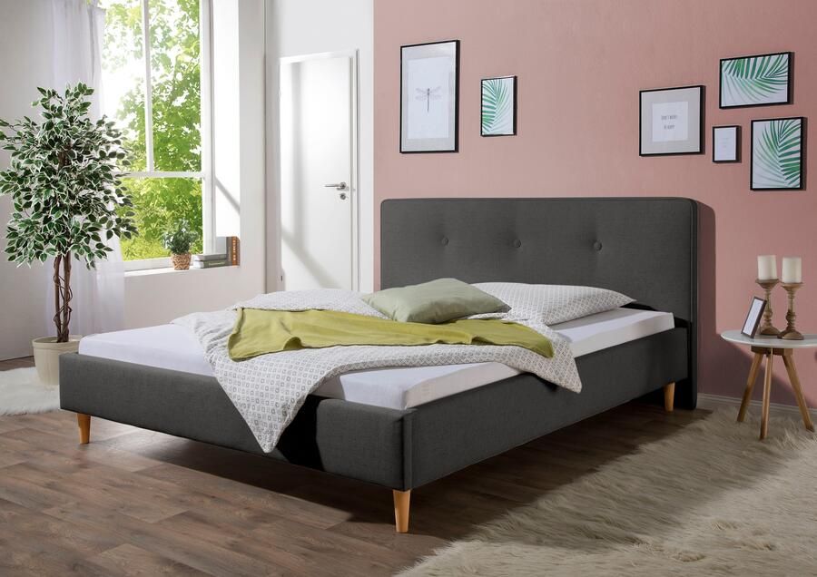 Maintal Gestoffeerd bed Lonepine Zijkanten van het bed zelf te monteren zonder bedkist - Foto 5