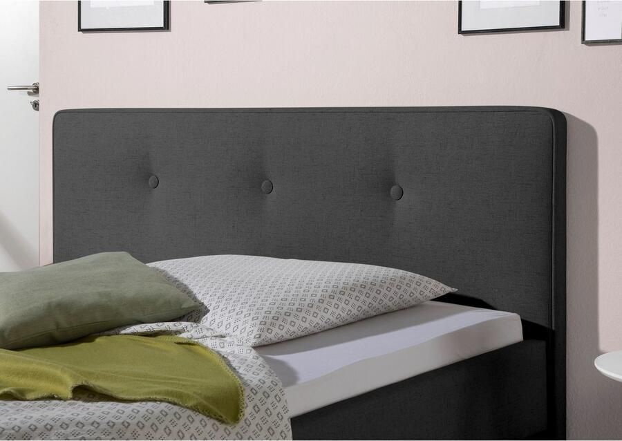 Maintal Gestoffeerd bed Lonepine Zijkanten van het bed zelf te monteren zonder bedkist - Foto 2