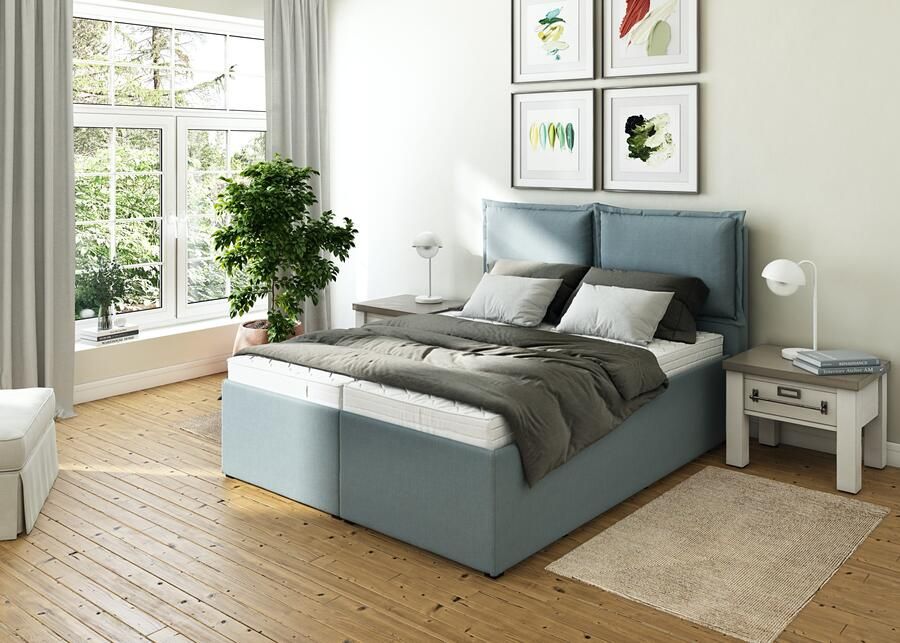 Maintal Gestoffeerd bed Lyara naar keuze zonder matras of kies uit 3 matrassoorten - Foto 7