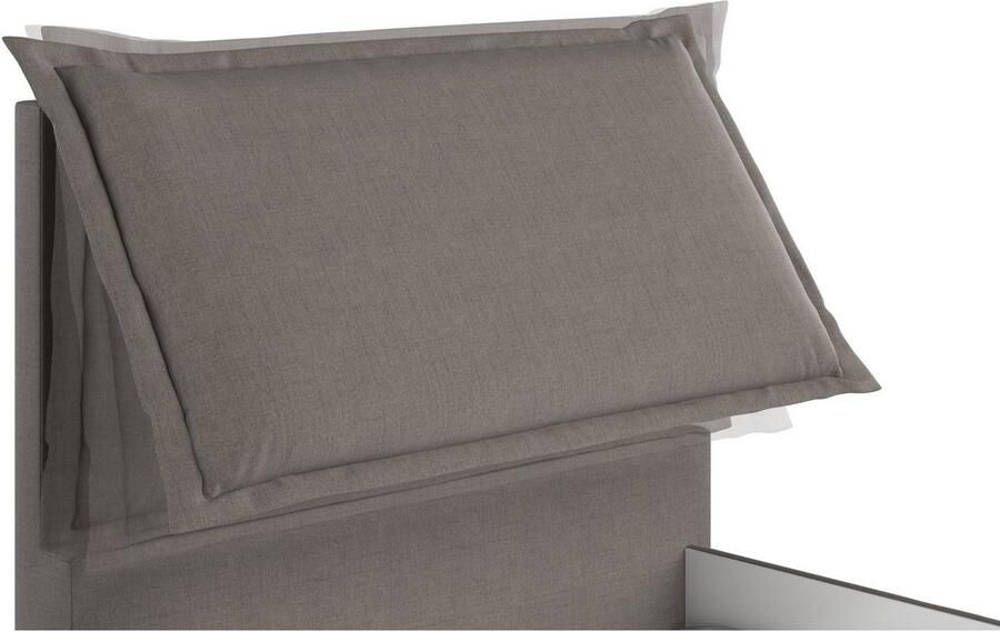 Maintal Gestoffeerd bed Lyara naar keuze zonder matras of kies uit 3 matrassoorten - Foto 6