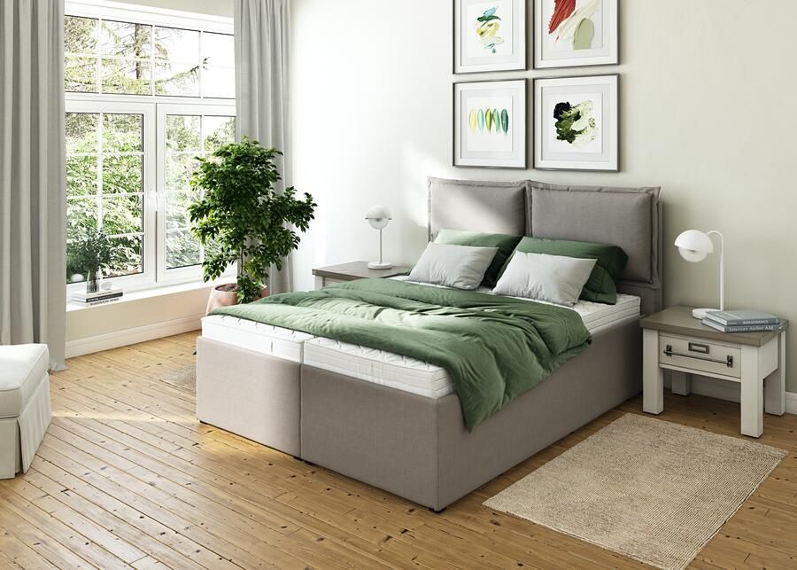 Maintal Gestoffeerd bed Lyara naar keuze zonder matras of kies uit 3 matrassoorten - Foto 7